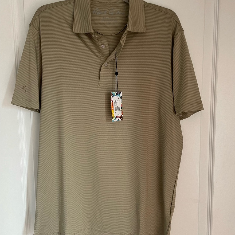 NEW Robert Graham Classic Fit Button Up Crockery Short Sleeve Medium $98